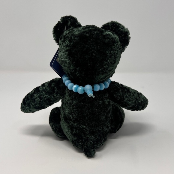 NWT Fiesta Foo Emerald Geeen Health Bear With Turquoise Power Bead Bracelet - Picture 3 of 7
